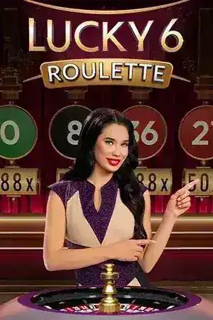 Table de Lucky 6 Roulette en direct de Pragmatic Play Live